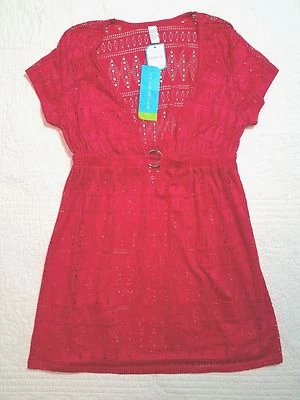 NUEVO TRAJE DE BAÑO PARA MUJER TROPICAL ESCAPE ROSA OSCURO TALLA S NUEVO CON ETIQUETAS $40 Foto 1 de 2