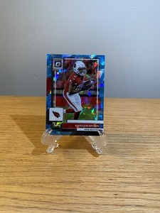 2022 Donruss Optic Marquise Brown Blue Cracked Ice Prizm 12/15 Cardinals SSP