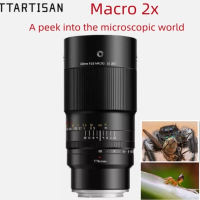TTArtisan 100mm F2.8 Full Frame Macro Large aperture Lens for Nikon F Camera - Image 1 of 4