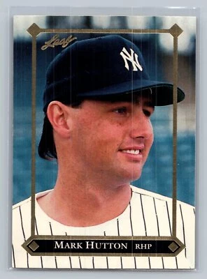 1992 Leaf Gold Rookies Mark Hutton #BC-6 New York Yankees - Image 1 of 2