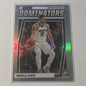 2022-23 Donruss Optic Nikola Jokic Elite Dominators Insert Silver Prizm SP - Picture 1 of 2