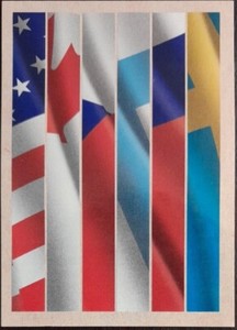 2001 - 2002 Parkhurst Checklist Waving The Flag 0986/2002 Hockey Card