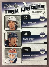 2010-11 O-Pee-Chee Team Leaders #TL-19 Matt Moulson New York Islanders