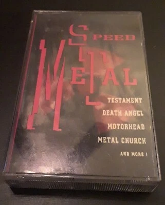 Speed Metal Compilation Cassette VG Testament Death Angel Motorhead Pantera  - Image 1 of 4