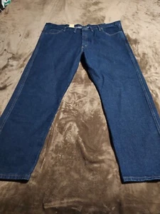 NWT Men's Wrangler Rugged Wear relaxed fit denim blue jeans 48 x 32 SAS-G639-015 - Picture 1 of 10