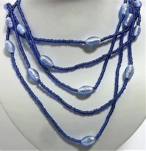 Monet Womens Antica Murrina Murano Glass Necklace Made in Italy Art v571 - Picture 1 of 7