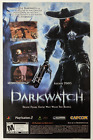 Damaged Darkwatch Print Ad Game Poster Art Promo Original Ps2 Xbox Capcom Advert