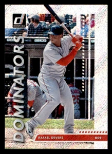 2020 Donruss Rafael Devers Dominators Rapture #D-5 Boston Red Sox - Picture 1 of 2