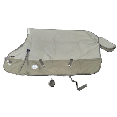 WEATHER-BEETA Landa Original Estándar Lite Manta Caballo - 72" - Verde/Gris Foto 1 de 4