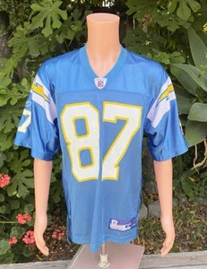 Vintage Reebok Chargers Jersey Keenan McCardell #87 Men’s Small Blue Deadstock - Picture 1 of 9