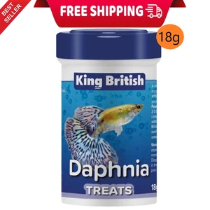 Daphnia Treats 18g – For All Aquarium Fish Promotes Colour & Balanced Diet - UK✅ - Picture 1 of 7