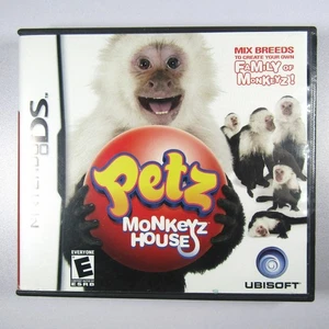 Petz Monkeyz House CIB Nintendo DS Authentic Tested Complete in Box - Picture 1 of 5