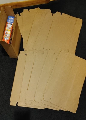 10 lightweight 12.5x10.25x3 boxes ideal to ship puzzles, etc. Easy to assemble. - Image 1 of 4