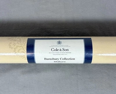 Рулон бежевых обоев Cole & Son Barnsbury Collection Midhurst 60/9054 Англия - Изображение 1 из 4