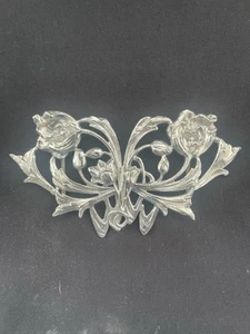 Art Nouveau solid silver nurses Belt Buckle. Birmingham 1986. - Picture 1 of 14