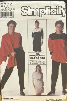 Simplicity 9774 Sauce 8-16 Jiffy Wardrobe 6 Easy Pieces Sewing Pattern - Image 1 of 2