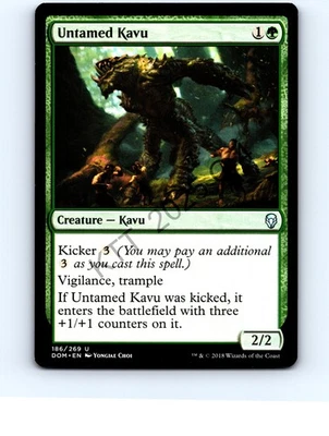 Untamed Kavu #186 Uncommon Dominaria MTG NP Near Mint or Better - Image 1 of 2