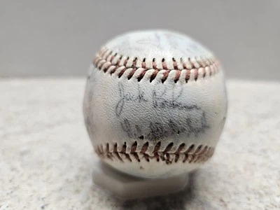 Cleveland Indians Guardians MLB 1974 Facsimile Signed Baseball - Image 1 of 4