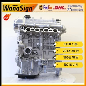 G4FD 1.6 Long Block Engine Assembly Fit For 12-19 Hyundai Accent GL Kia Rio Soul - Picture 1 of 10