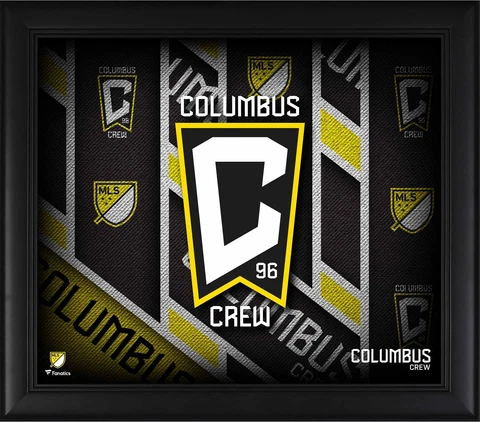 Columbus Crew Framed 15" x 17" Team Threads Collage Cover
