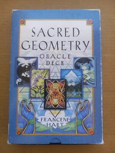 Sacred Geometry Oracle Deck by Francene Hart 2001 Tarot 64 Color Cards + Book - Imagen 1 de 4