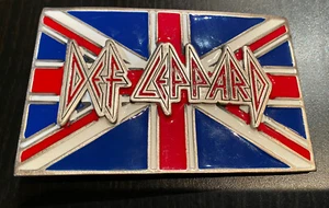 DEF LEPPARD Belt Buckle Vintage Rare Memorabilia - Picture 1 of 11