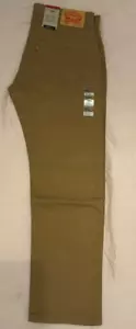 MSRP $ 79.50 NWT LEVIS 502 Taper Fit Jeans Mens Size 34x30 Brown Tan Pants - Picture 1 of 6