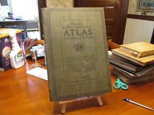 The New Encyclopedic Atlas and Gazetteer of the World, Antique 1917, PF Collier - Picture 1 of 15