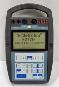 METROHM E2770 HANDHELD TDR / CABLE FAULT LOCATOR 7009731 - Picture 1 of 7