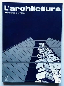 L'architettura cronache e storia n. 179 1970 Bruno Zevi Gianfranco Privileggio - Foto 1 di 9