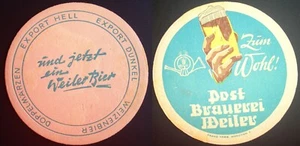 Beer mat Weiler-Simmerberg Post Brewery - Picture 1 of 1