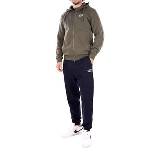 Ea7 Emporio Armani Tuta da Uomo Core Identity Verde Codice 8NPV68PJVTZ-28BR - 9M - Imagen 1 de 3