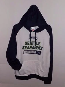 SEATTLE SEAHAWKS SUDADERA CON CAPUCHA SUDADERA BLANCA CON CAPUCHA NWT - Imagen 1 de 5