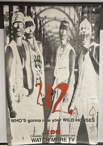 U2 1992 WHO'S GONNA RIDE YOUR WILD HORSES Zoo TV Poster Large 60 x 40 - Picture 1 of 12