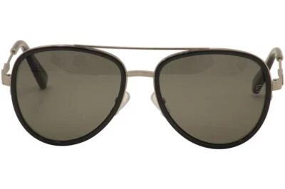 Ermenegildo Zegna EZ0008 14D Black Polarized Aviator Sunglasses Frame 59-18-140 - Image 1 of 3