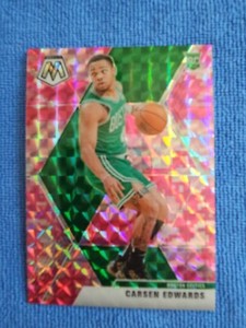 2019-20 Mosaic Pink Prizm - Carsen Edwards RC #220 Boston Celtics