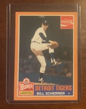 1985 Topps Wendy's/Coca-Cola Detroit Tigers Bill Scherrer  19