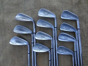 Lynx MASTER MODEL USA #5,7,PW Iron Options ⛳ Steel ⛳ YOU CHOOSE - Picture 1 of 22