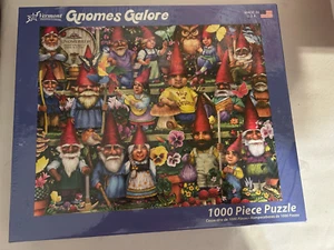 Vermont Christmas Co. 1,000 PC. Gnomes Jigsaw Puzzle-30x24-factory sealed - Picture 1 of 1