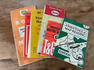 Collection of 6 Vintage Maps / Books - BP, Esso , AA , Elwood - Picture 1 of 11