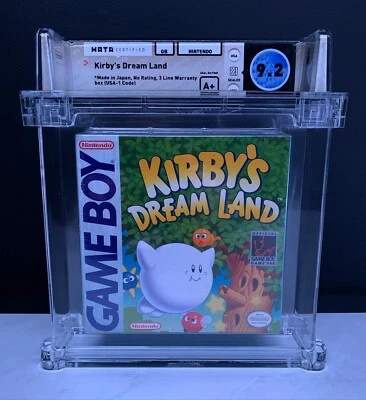Kirby's Dream Land (Nintendo Game Boy, 1992) Wata Graded 9.2+ Sealed Rare Grail! - Image 1 of 2