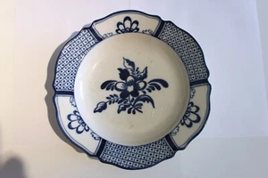 Antiguo Plato Portugués Español Porcelana Viana Alves Azul y Blanco - Imagen 1 de 9