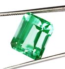19.30 Ct Green Sapphire Gie Certified Emerald Cut Ceylon Loose Gemstone