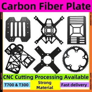 3K Carbon Fiber Sheet Plate Panel Cutting Processing CNC Custom Service - Picture 1 of 6