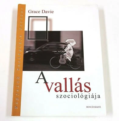 Un Vallas Szociologiaja Grace Davie 2010 Libro Húngaro AN915 - Imagen 1 de 3