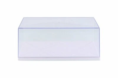 Acrylic Display Cases w/White Base for 1/18 Scale Diecast Cars - BOX OF 6 CASES - Image 1 of 4