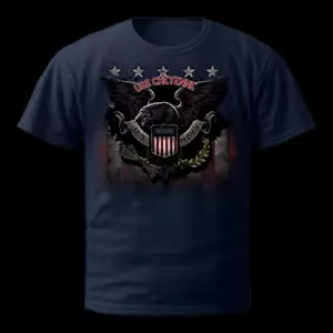 Camisa USS Cheyenne - Camisa Cuervo Azul Marino - Ropa de Veterano USN - Regalo Militar USN - Imagen 1 de 2