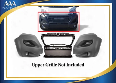 Para 2023-2025 Ram Promaster 1500-3500 para-choque dianteiro esquerdo direito conjunto de capa central - Imagem 1 de 4