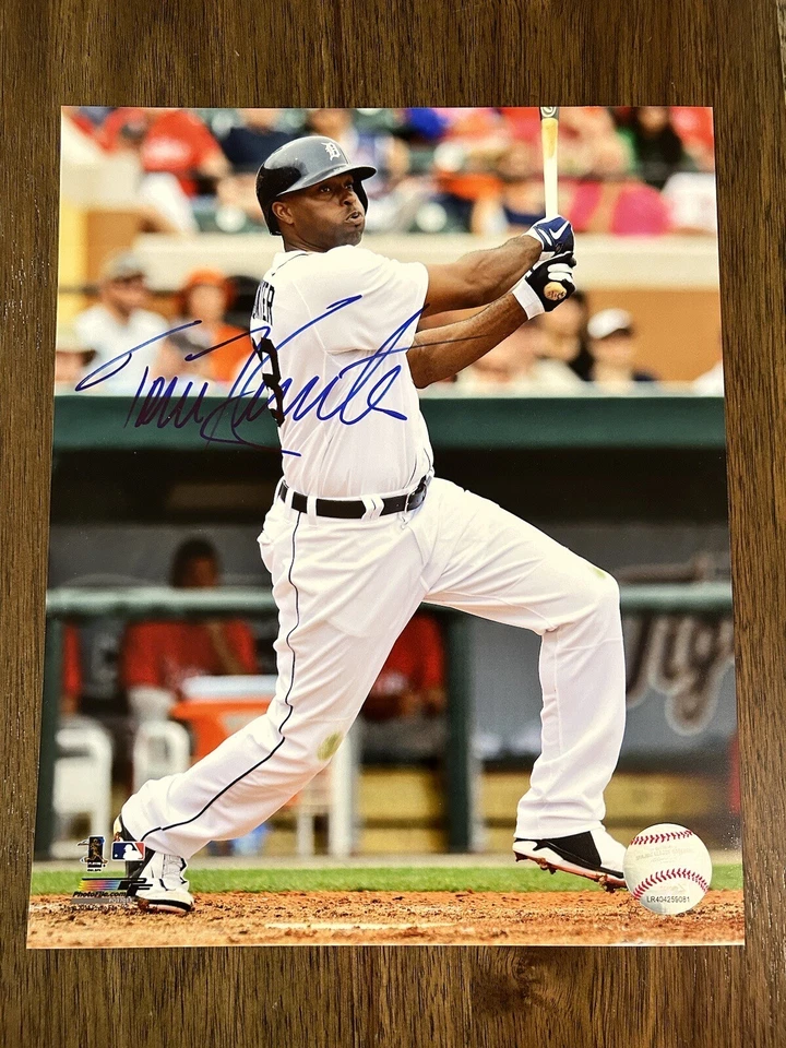 Torii Hunter Detroit Tigers All Star Signed Autograph 8x10 Photo MN Twins - Image 1 of 1