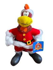 1997 ACE Looney Tunes Foghorn Leghorn Plush 11” Warner Bros Rooster Christmas - Picture 1 of 10